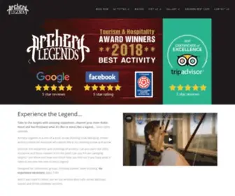 Archerylegends.co.uk(Archery Legends) Screenshot