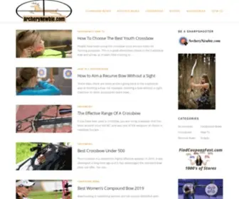 Archerynewbie.com(ArcheryNewbie) Screenshot