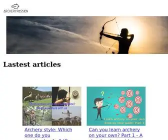 Archerypassion.com(Archery Passion) Screenshot