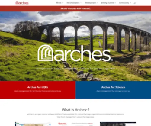 Archesproject.org(Arches Project Cultural Heritage Inventory and Management Software) Screenshot
