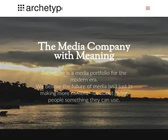 Archetype.com(Archetype) Screenshot