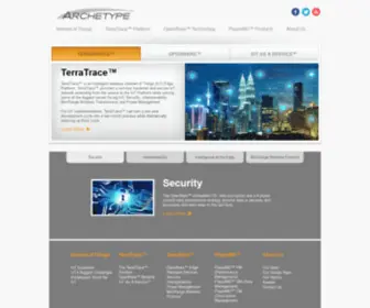 Archetypecorp.com(Archetype) Screenshot