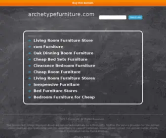 Archetypefurniture.com(Archetypefurniture) Screenshot