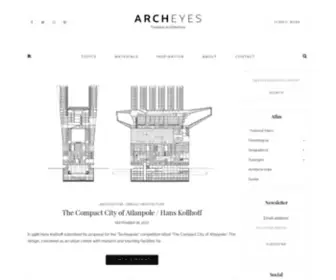 Archeyes.com(Architecture News and Projects) Screenshot