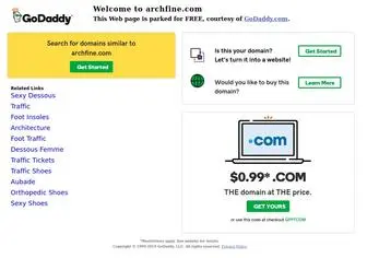Archfine.com(Forsale Lander) Screenshot