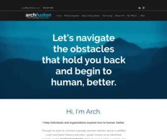 Archfuston.com(Human, better) Screenshot