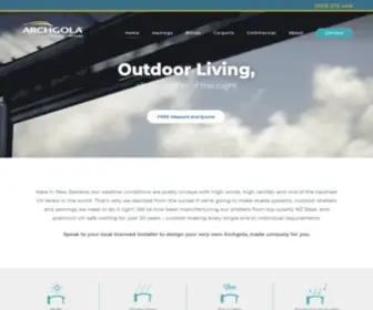 Archgola.co.nz(Canopies, Awnings & Carports) Screenshot