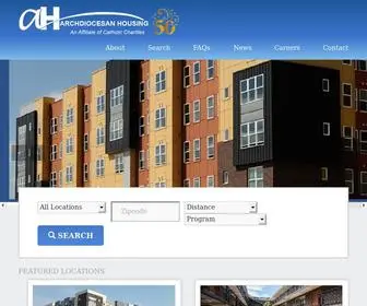 Archhousing.com(Archdiocesan Housing) Screenshot