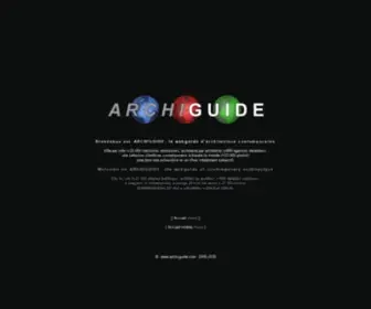 Archi-Guide.com(ARCHIGUIDE) Screenshot