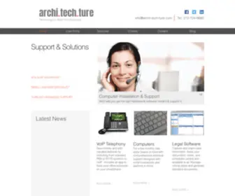 Archi-Tech-Ture.com(ArchiTechture Technical Services) Screenshot