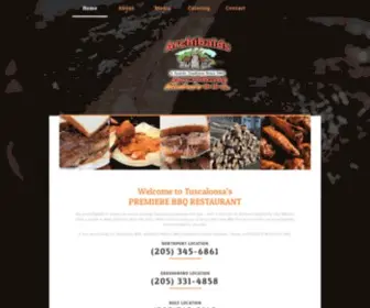 Archibaldbbq.com(Archibald and Woodrow's BBQ) Screenshot