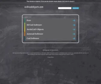 Archicadobjects.com(Archicad) Screenshot