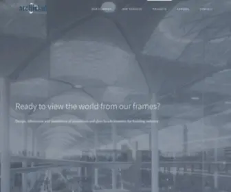 Archiclad.com(Aluminium & Glass Elements) Screenshot