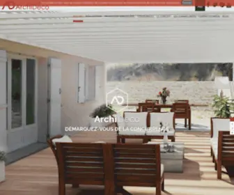 Archideco.fr(Solutions d'aide à la vente de biens immobiliers) Screenshot