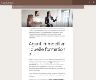 Archidirect.com(Plan maison) Screenshot