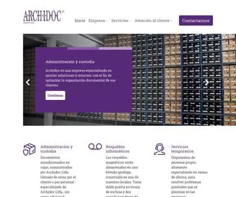 Archidoc.com.uy(Bienvenido a Archidoc) Screenshot