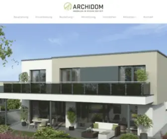 Archidom.ch(Immobilien im Zeichen der Zeit) Screenshot