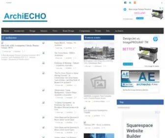 Archiecho.com(Architecture, Design & Competitions Aggregator) Screenshot