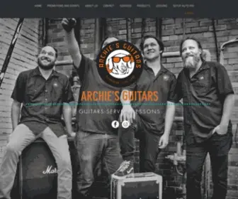 Archiesguitars.com(Guitar Repair Dallas) Screenshot