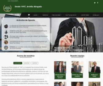 Archilaabogados.com(Archila Abogados) Screenshot