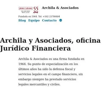 Archilayasociados.lawyer(Archila & Asociados) Screenshot