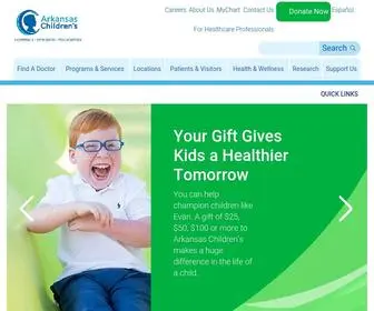 Archildrens.org(Arkansas Children’s) Screenshot