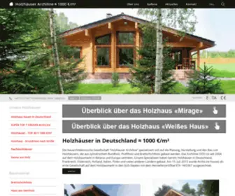 Archiline.de(Holzhäuser) Screenshot