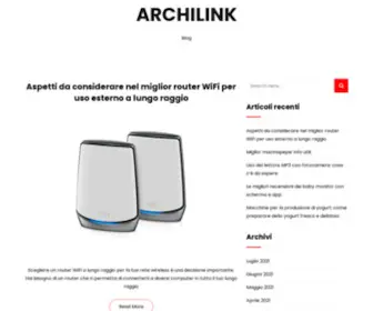 Archilink.it(Laboratorio digitale di Architettura) Screenshot