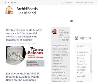Archimadrid.org(Archidiocesis de Madrid) Screenshot