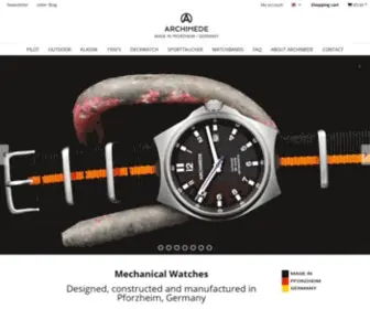 Archimede-Watches.com(ARCHIMEDE produces high) Screenshot