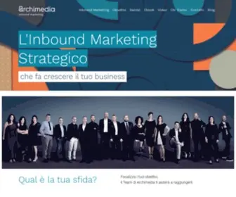 Archimedia.it(Agenzia Inbound Marketing Italia Certificata HubSpot) Screenshot