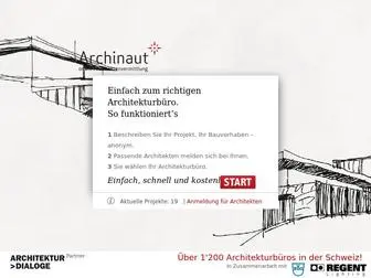 Archinaut.ch(Architekt online finden) Screenshot