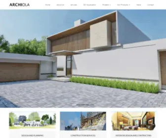 Archiola.com(Contractor Architect Bali) Screenshot