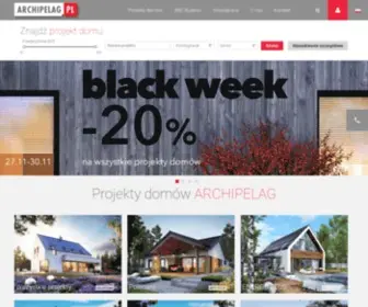 Archipelag.pl(Projekty domów archipelag) Screenshot