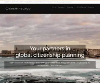 Archipelago.international(Your Partners In Residency & Citizenship Planning) Screenshot