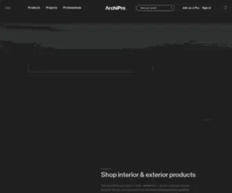 Archipro.com.au(Where beautifully designed spaces begin) Screenshot