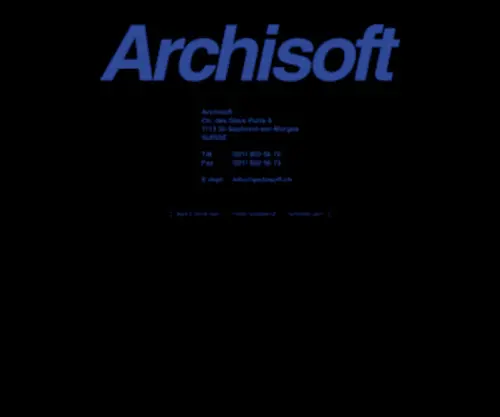 Archisoft.ch(Archisoft) Screenshot