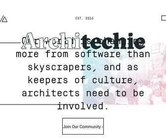 Architechie.org( Architecture and Technology) Screenshot