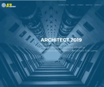 Architect2019.com(ArchitectSri Lanka Institute of Architects) Screenshot