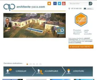 Architecte-Paca.com(Architecte) Screenshot