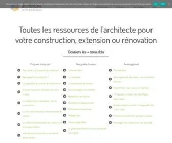 Architecteo.com(Architecte construction) Screenshot