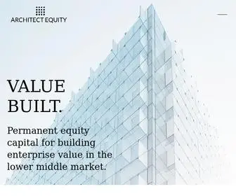 Architectequity.com(Architect equity) Screenshot