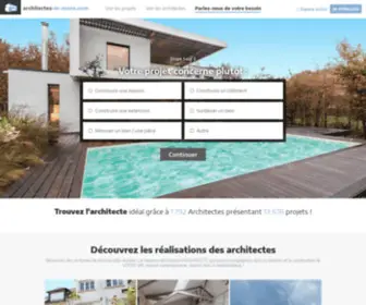 Architectes-LE-Mans.com(Trouvez un architecte à Mans) Screenshot