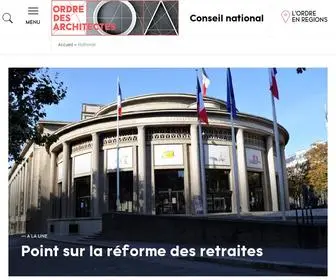 Architectes.org(Conseil national) Screenshot