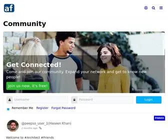 Architectfriends.com(Community) Screenshot