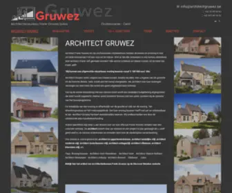 Architectgruwez.be(ARCHITECT GRUWEZ) Screenshot