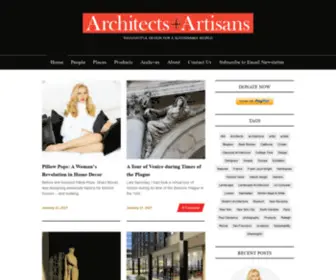 Architectsandartisans.com(Architects and Artisans) Screenshot