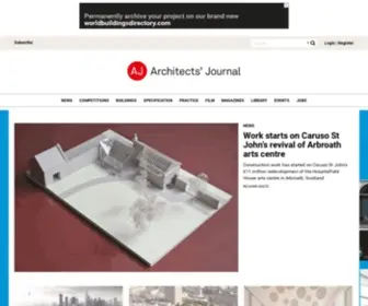 Architectsjournal.co.uk(Architecture News & Buildings) Screenshot