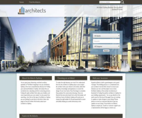 Architectssydney.com(Architects Sydney) Screenshot