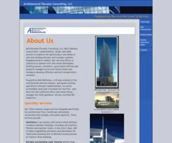 Architecturalelevator.com(Architectural Elevator Consulting) Screenshot